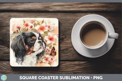 GorgeousButterfly Dog Square Coaster design.