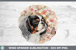 GorgeousButterfly Dog Wind Spinner design.