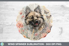 GorgeousButterfly Dog Wind Spinner design.