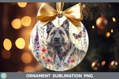 GorgeousButterfly Dog Ornament design.