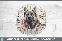 GorgeousButterfly Dog Wind Spinner design.