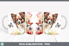 GorgeousButterfly Dog Mug Wrap design.