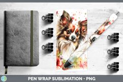 GorgeousButterfly Dog Pen Wrap design.