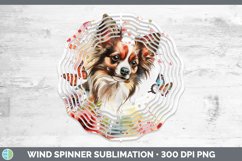 GorgeousButterfly Dog Wind Spinner design.