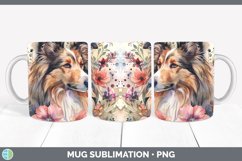 GorgeousButterfly Dog Mug Wrap design.