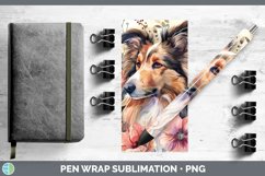 GorgeousButterfly Dog Pen Wrap design.