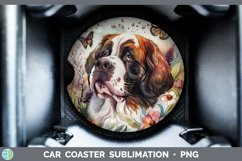 GorgeousButterfly Dog Car Coaster design.