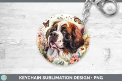 GorgeousButterfly Dog Keychain design.