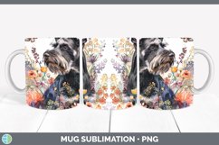 GorgeousButterfly Dog Mug Wrap design.