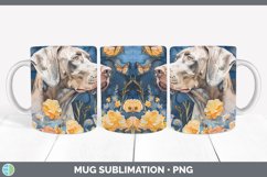 GorgeousButterfly Dog Mug Wrap design.