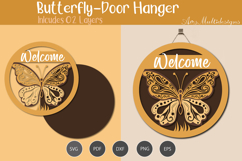 Butterfly Door Hanger / Welcome Product Image 1