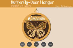 Butterfly Door Hanger / Welcome Product Image 2