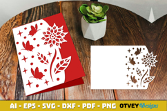 Butterfly Flower Card Cover Paper Cut Product Image 4