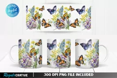 press,springtime,png,plants,summersublimation,digital download,sublimate design,Mug Sublimation,mug wrap,mug,15oz mug wrap,pippas studio,15oz mug,Colorful Mug Wrap,Butterfly Mug Wrap,Flowers Mug,Butterfly mug,