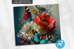 Watercolor Flowers,Flower Butterflies,butterfly tumbler,butterfly wrap,summer tumbler,alcohol ink,skinny tumbler,tumbler png,sublimation tumbler,20 oz skinny,tumbler waterslide,20 oz tumbler,tumbler wrap,