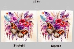 Tumbler Sublimation Leopard 20 oz tumbler wrap Png 