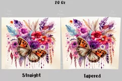 Tumbler Sublimation Leopard 20 oz tumbler wrap Png 