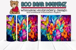 Vibrant Butterfly Sublimation tumbler design Product Image 1