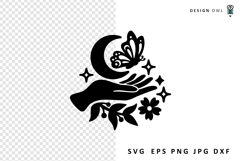 spiritual hand svg for cricut