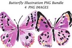 Butterfly Illustration PNG Sublimation Product Image 1