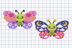 Morning &amp; Night Butterflies 3D SVG Product Image 2