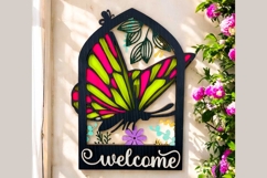 Butterfly Arch Key Holder Laser Cut Files &amp; SVG Files Product Image 3