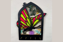 Butterfly Arch Key Holder Laser Cut Files &amp; SVG Files Product Image 6