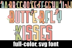 Butterfly Kisses Pastel Color Font Product Image 1