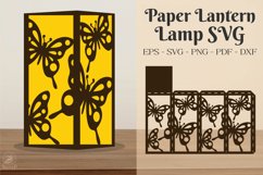 Butterfly Paper Lantern SVG Product Image 1