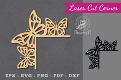 Butterfly Laser Cut Corner Product Image 1