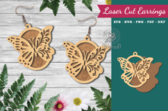 Butterfly Laser Cut Earrings Product Image 1