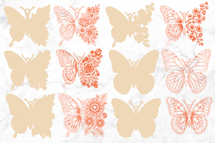 Butterfly Laser Cut SVG Bundle Product Image 3