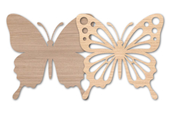 Butterfly Laser Cut SVG Design Product Image 2