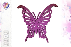 Laser Cut Butterfly SVG for Silhouette and Craft Cutting Product Image 1