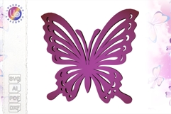 Butterfly Ornament SVG for Cricut Laser and Plotter Cut Product Image 1