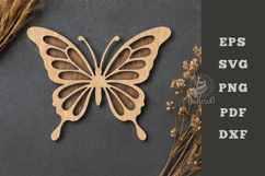 Butterfly Lasercut Decoration SVG Product Image 1