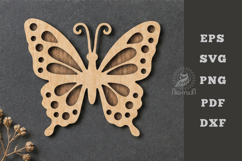 Butterfly Lasercut Decoration SVG Product Image 1
