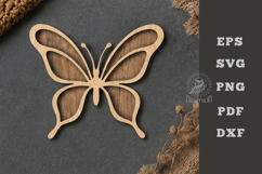 Butterfly Lasercut Decoration SVG Product Image 1
