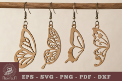Butterfly Lasercut Earrings Product Image 1