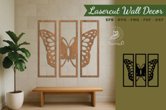 Butterfly Lasercut Wall Decor SVG Product Image 1