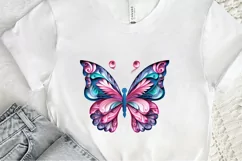 Butterfly Layered Paper Art PNG Clipart Product Image 2