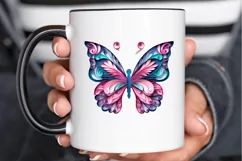 Butterfly Layered Paper Art PNG Clipart Product Image 3