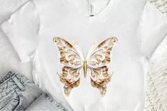 Butterfly Layered Paper Art PNG Clipart Product Image 3