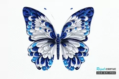 Butterfly Layered Paper Art PNG Clipart Product Image 1
