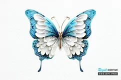 Butterfly Layered Paper Art PNG Clipart Product Image 1