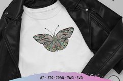 Colorful Butterfly Mandala SVG Product Image 1
