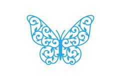 Butterfly Mandala SVG Cut File Product Image 1
