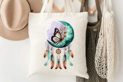 Butterfly Moon Vintage Butterfly Sublimation PNG Product Image 3