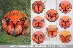 Butterfly on Spring Wind Spinner | Sublimation Spinner Desig Product Image 1