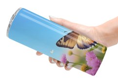 Butterfly on Spring Tumbler Sublimation Wrap Product Image 2